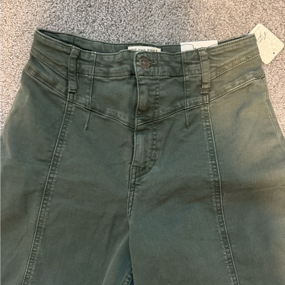 We The Free Olive Wide-Leg Jeans - Picture 2 of 8